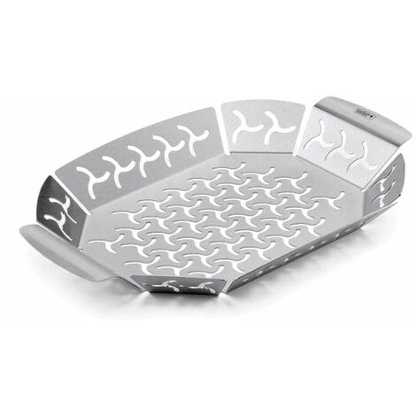 WEBER Panier à Légumes Premium En Acier Inoxydable - 2 Tailles - Petit Modèle