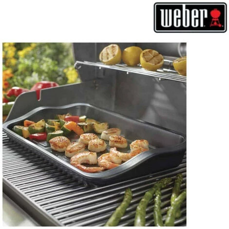 Plancha WEBER - Pour Barbecues - Céramique - 39x31cm â Image 3