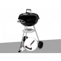 Barbecue Weber Compact Kettle 47 Cm + Brosse - Noir