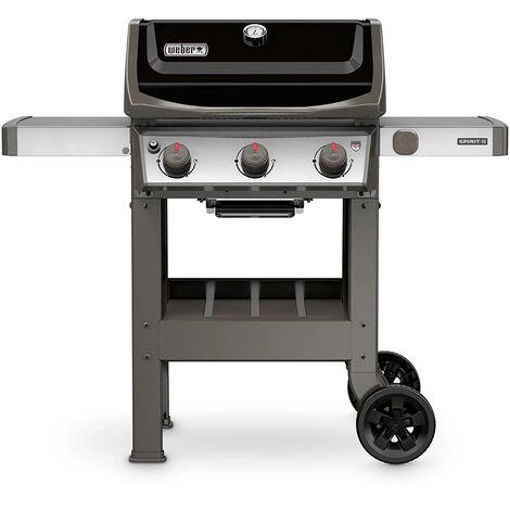 Barbecue Gaz Weber Spirit II E-310 + Plancha + Thermomètre IGrill 3 + Kit Ustensiles 3 Pièces Better - Noir – Image 3