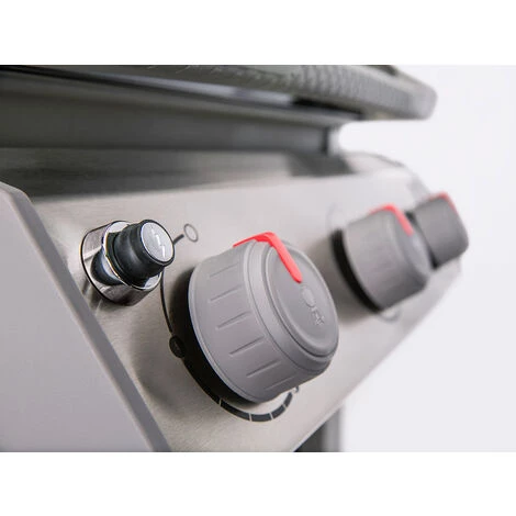 Barbecue Gaz Weber Spirit II E-310 + Plancha + Thermomètre IGrill 3 + 1/2 Grille De Cuisson - Noir – Image 4