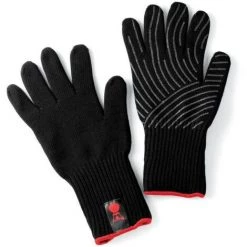 WEBER Gants Spécial Barbecue Premium - Taille S / M - Noir