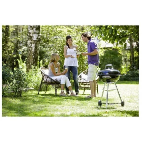Pack Weber - Barbecue à Charbon Compact Kettle 47 Cm Noir - Un Sac De Charbon De Bois 5kg – Image 4
