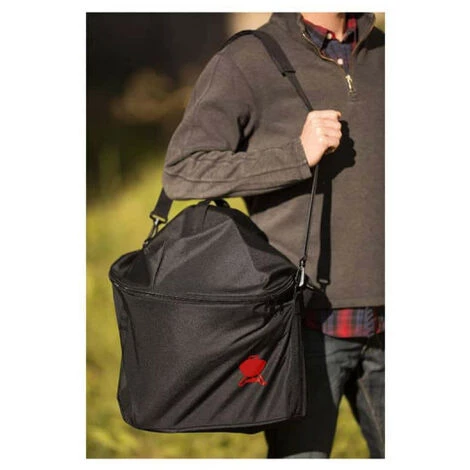 Pack WEBER Barbecue à Charbon Smokey Joe Premium 37cm Noir - Un Sac De Charbon 5kg - Un Sac De Transport – Image 4