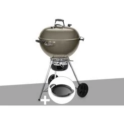 Barbecue à Charbon Weber Master-Touch GBS C-5750 57 Cm Smoke Grey Avec Plancha - Gris