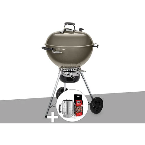 Barbecue à Charbon Weber Master-Touch GBS C-5750 57 Cm Smoke Grey Avec Kit D'allumage - Gris