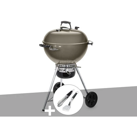 Barbecue à Charbon Weber Master-Touch GBS C-5750 57 Cm Smoke Grey Avec Kit 2 Ustensiles - Gris