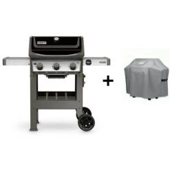 PROMO Barbecue à Gaz Weber Spirit II E-310 Noir Code 45010129 Et Boîtier Standard Code 7178