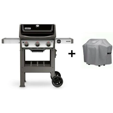 PROMO Barbecue à Gaz Weber Spirit II E-310 Noir Code 45010129 Et Boîtier Standard Code 7178