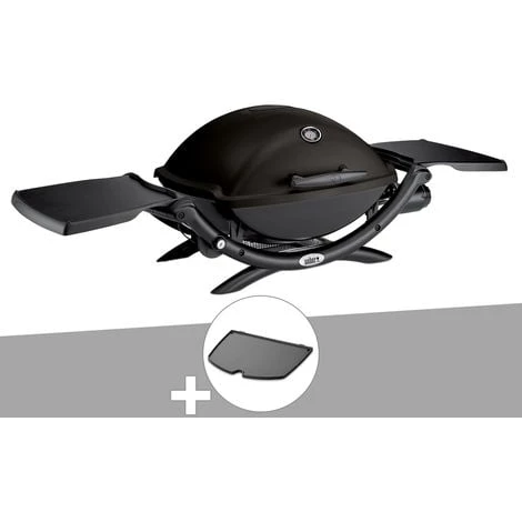 Barbecue à Gaz Weber Q 2200 + Plancha - Noir