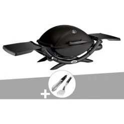 Barbecue à Gaz Weber Q 2200 + Kit Ustensile - Noir