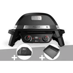 Barbecue électrique Weber Pulse 2000 + Housse + Plancha
