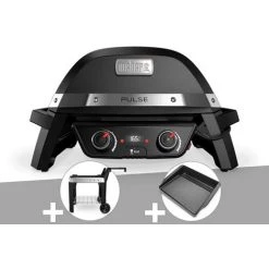Barbecue électrique Weber Pulse 2000 + Chariot + Plancha